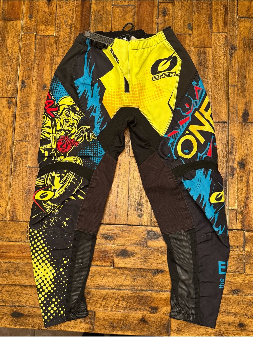 O'Neal Youth Element Villain Motocross Pants Neon Yellow Size 28